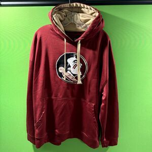 Florida State Seminoles FSU NCAA Men's Hoodie Sweatshirt Maroon • 2XL • Pullover